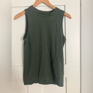 Lululemon High-Neck Mesh Running Tank